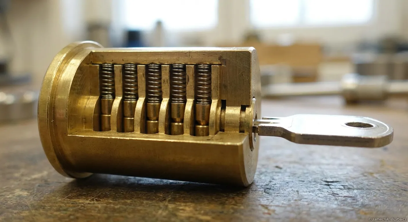 Jak funguje zámek s teleskopickými stavítky