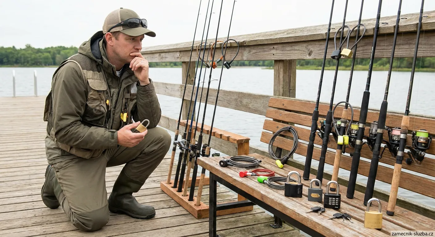 Jak vybrat zámek na rybářské pruty – kompletní průvodce