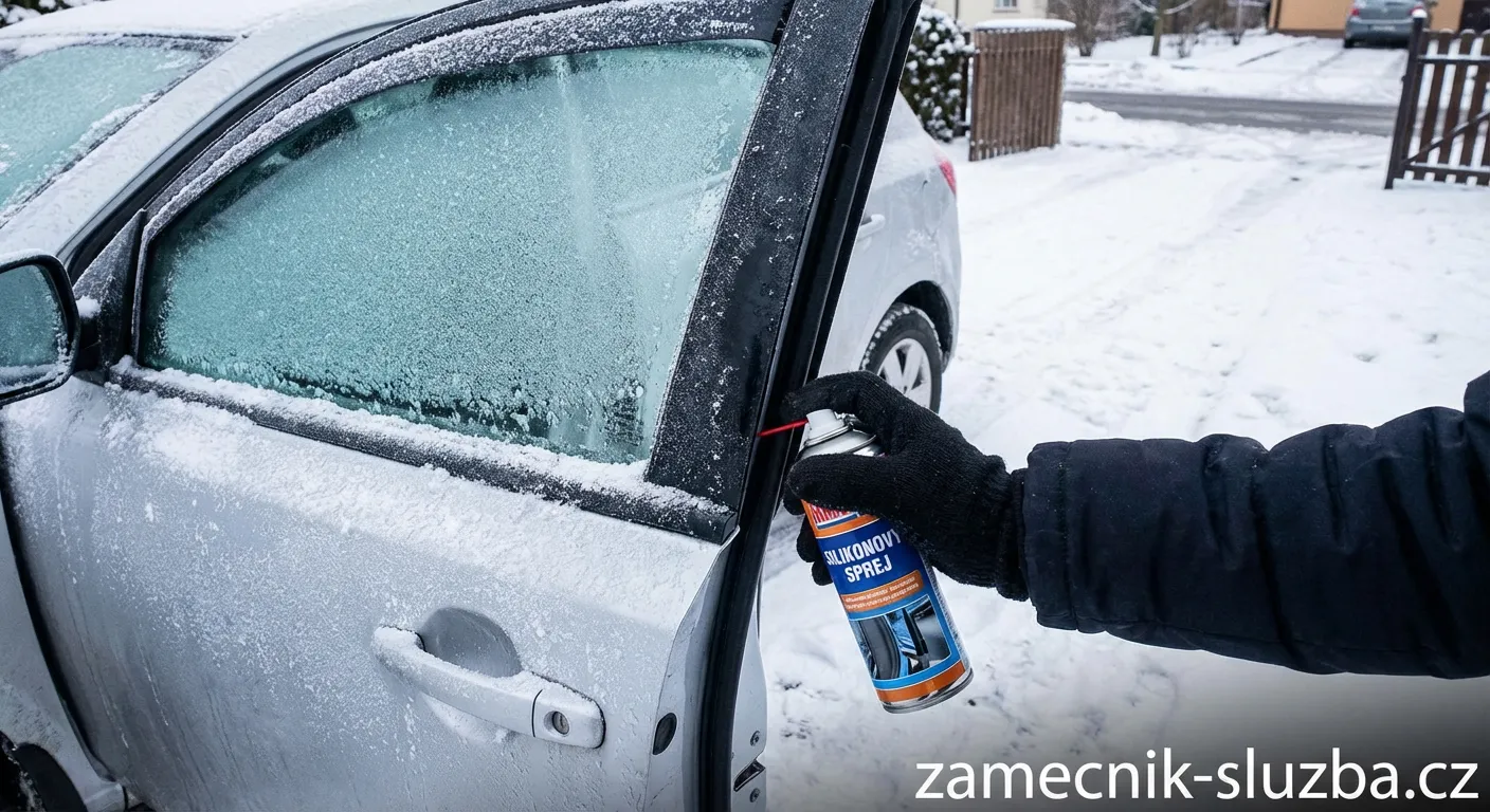 Zabezpečení dveří proti přimrznutí těsnění