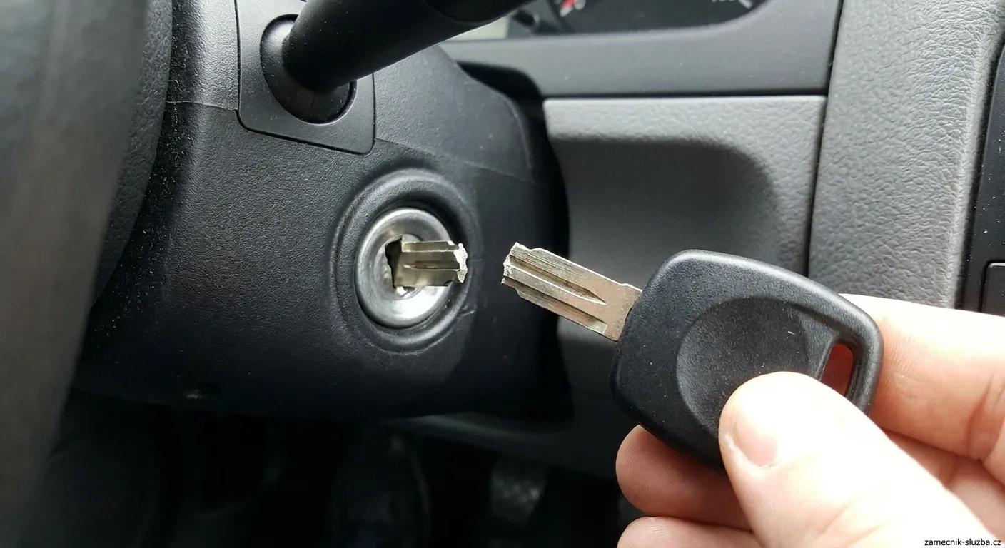 Zlomený klíč v zapalování: Co dělat a jak postupovat
